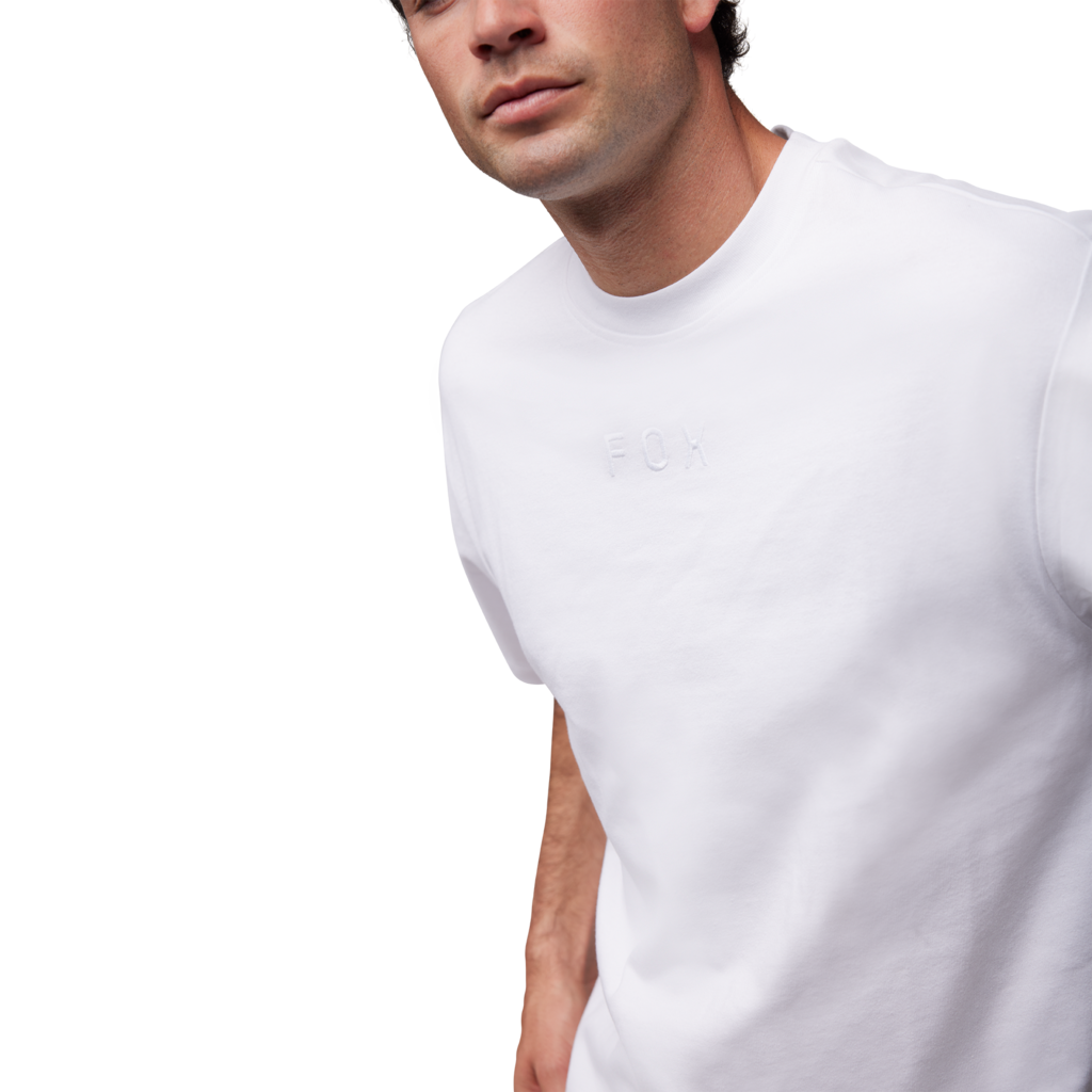 Fox Racing Wordmark Ov SS Tee in WEISS