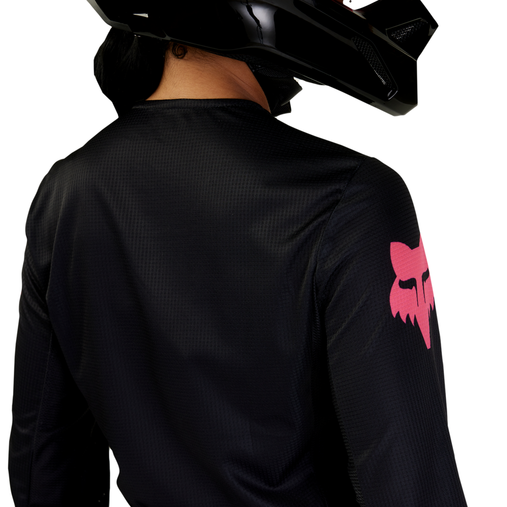 Fox Racing W Blackout Jersey in SCHWARZ