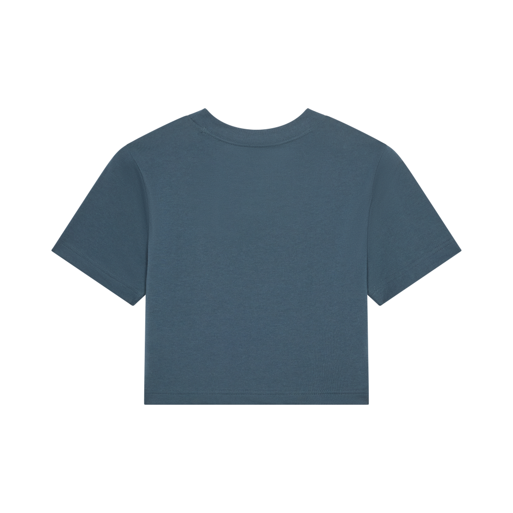 Fox Racing W Checker Ss Baby Tee in BLAU