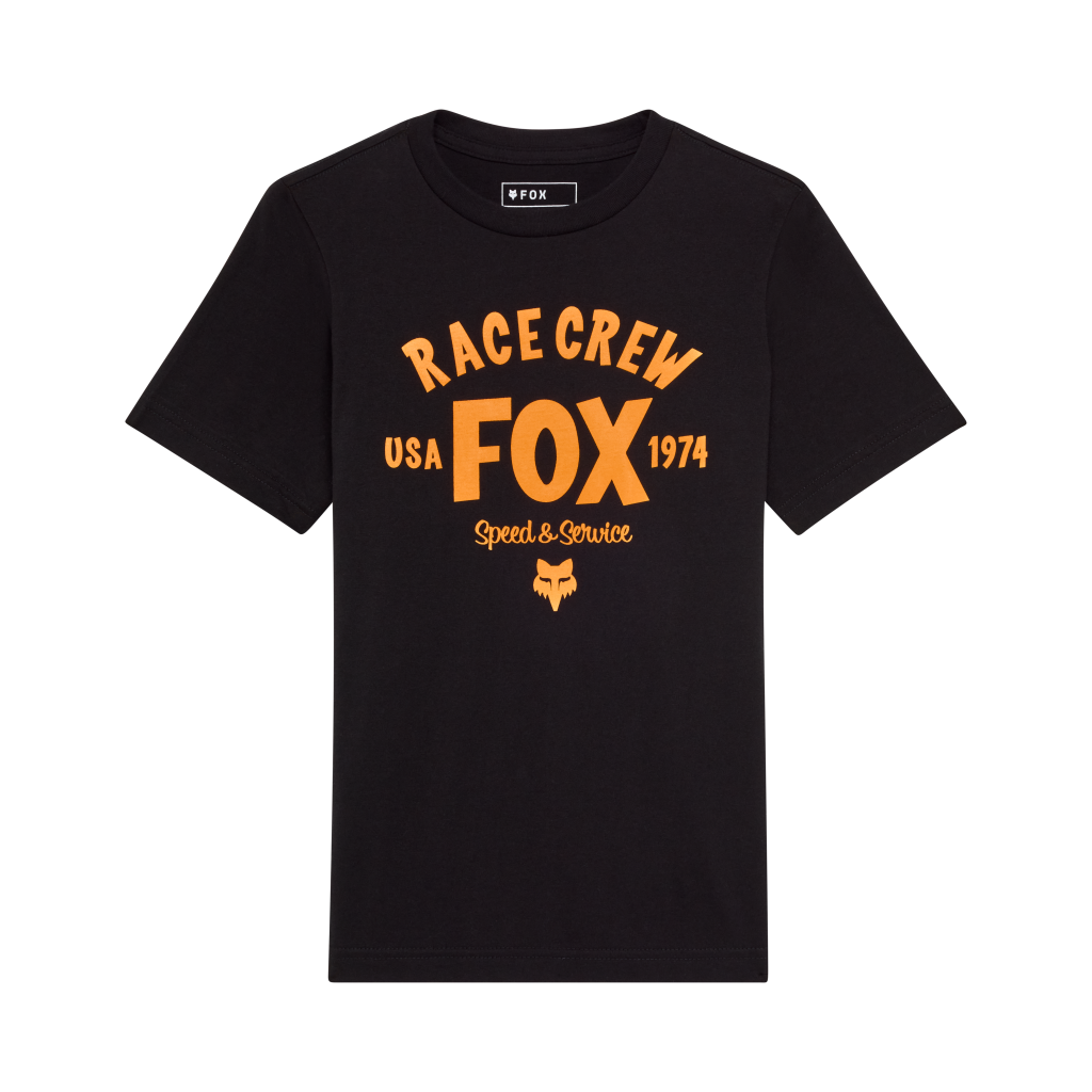 Fox Racing Yth Slogan SS Tee in SCHWARZ