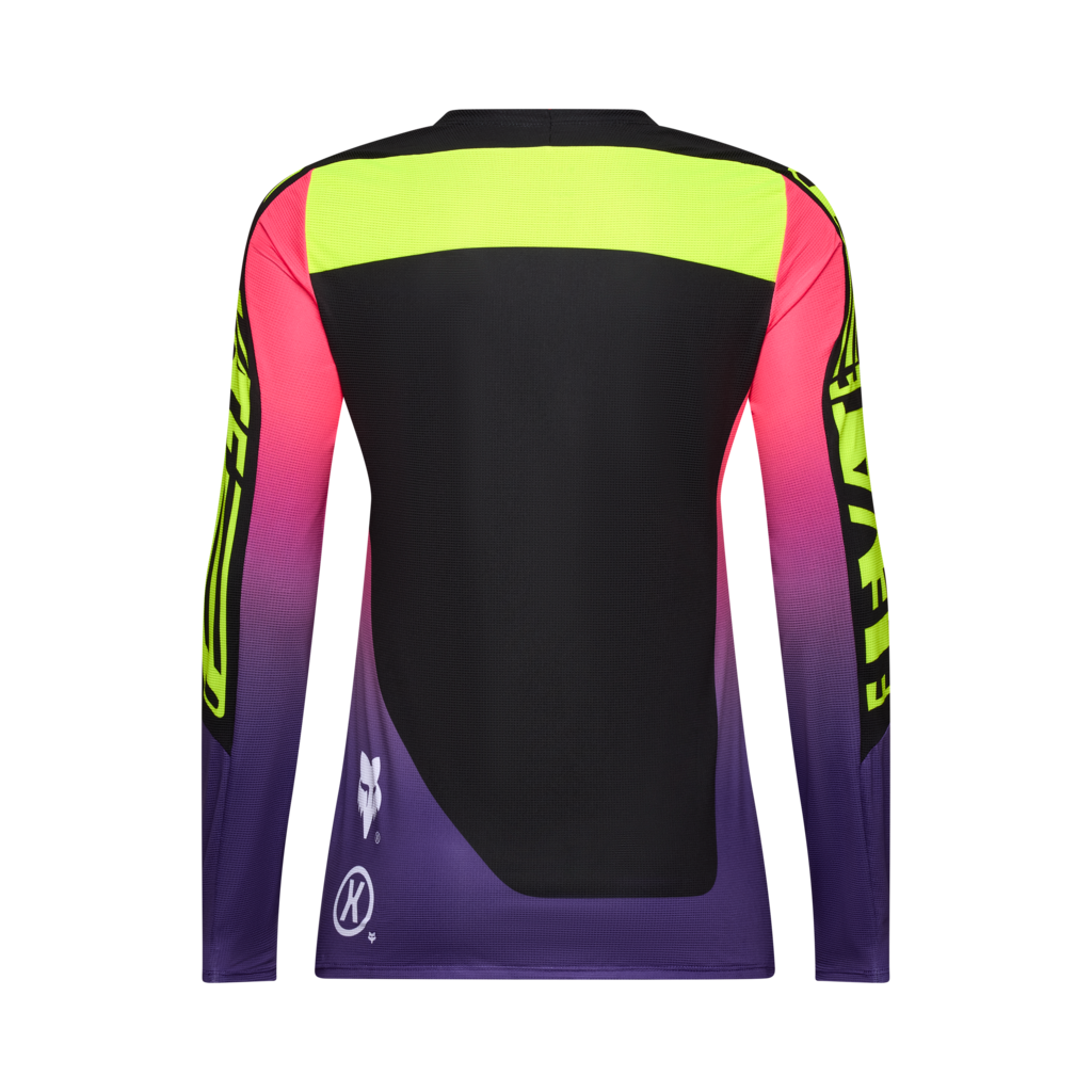 Fox Racing W Flexair LS Elevated Trikot langarm in SCHWARZ