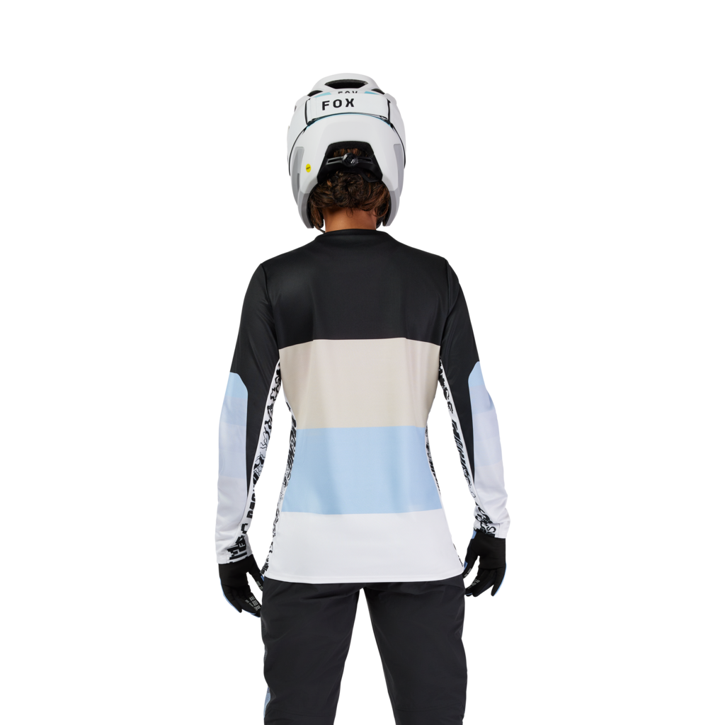 Fox Racing W Ranger LS Grid Trikot langarm in SCHWARZ
