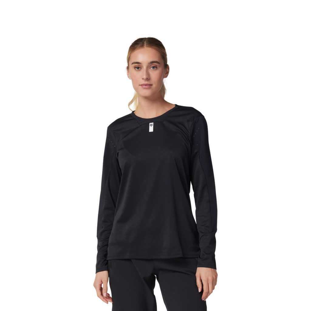 Fox Racing W Defend LS Trikot langarm in SCHWARZ