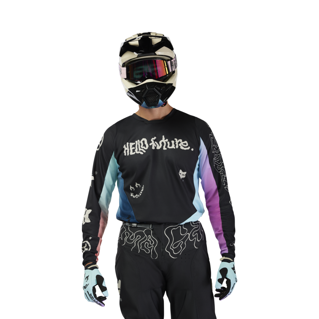 Fox Racing 180 Hello Future Motocrosstrikot in SCHWARZ