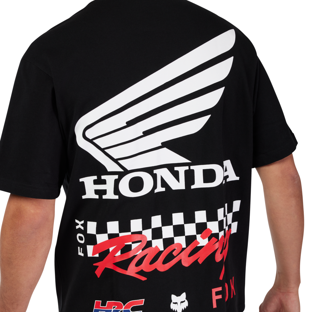 Fox Racing Honda Oversized SS Tee in SCHWARZ