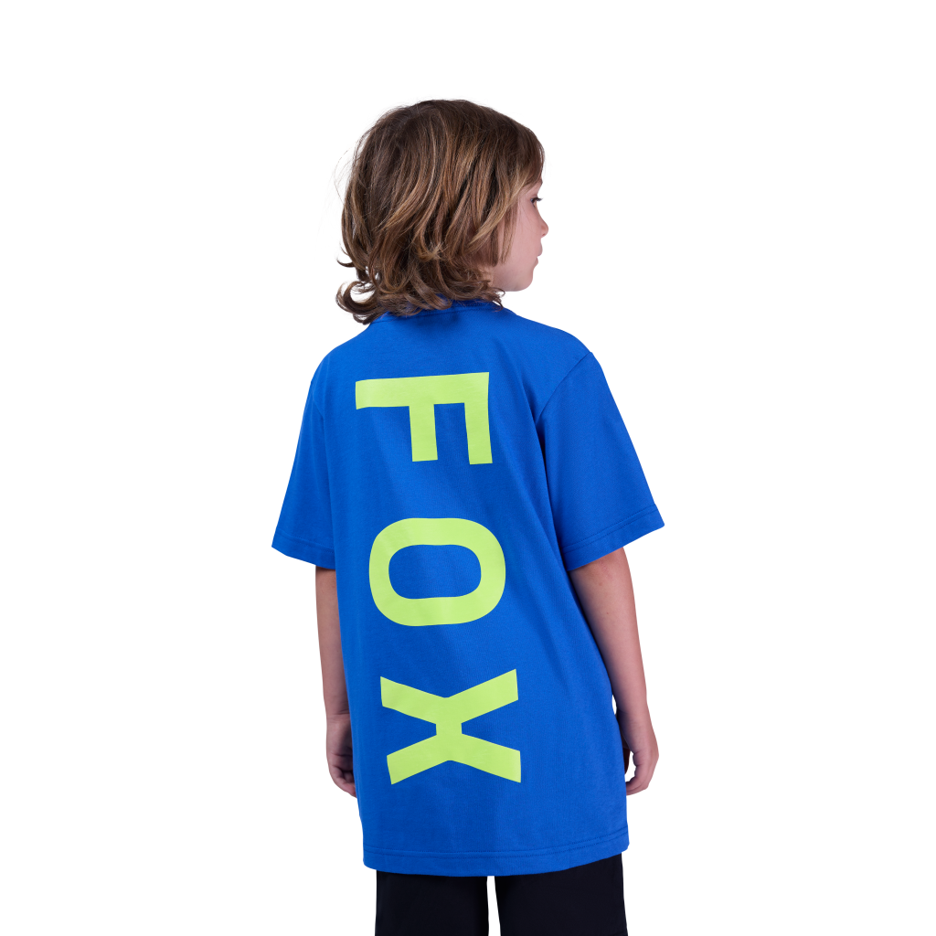 Fox Racing Yth Spire SS Tee in BLAU