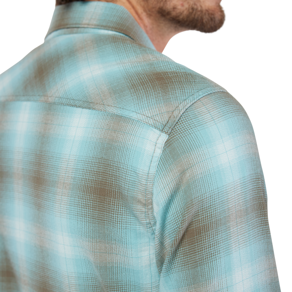 Fox Racing Survivalist Stretch Flannel in BLAU