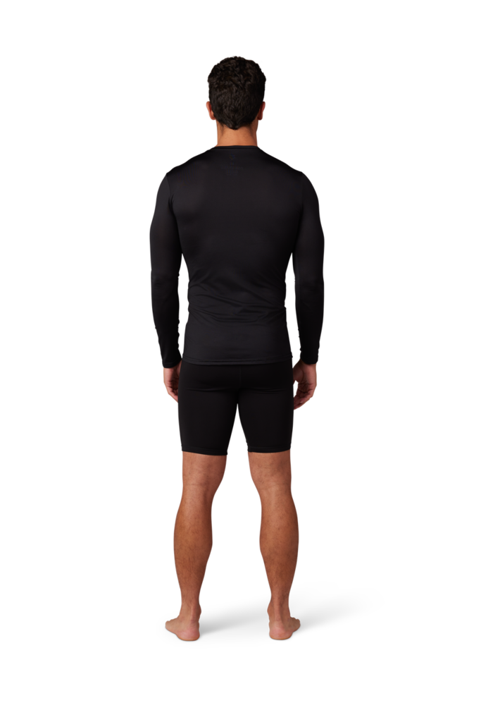 Fox Racing Tecbase LS Shirt in SCHWARZ