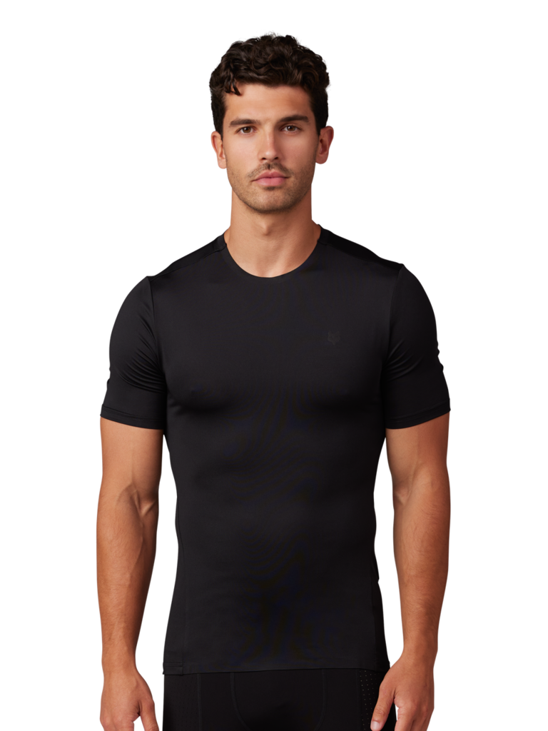Fox Racing Tecbase SS Shirt in SCHWARZ