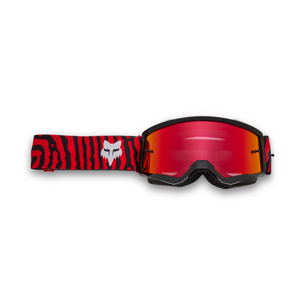 Fox Racing Yth Main Impresn - Spark Motorradbrille in ROT