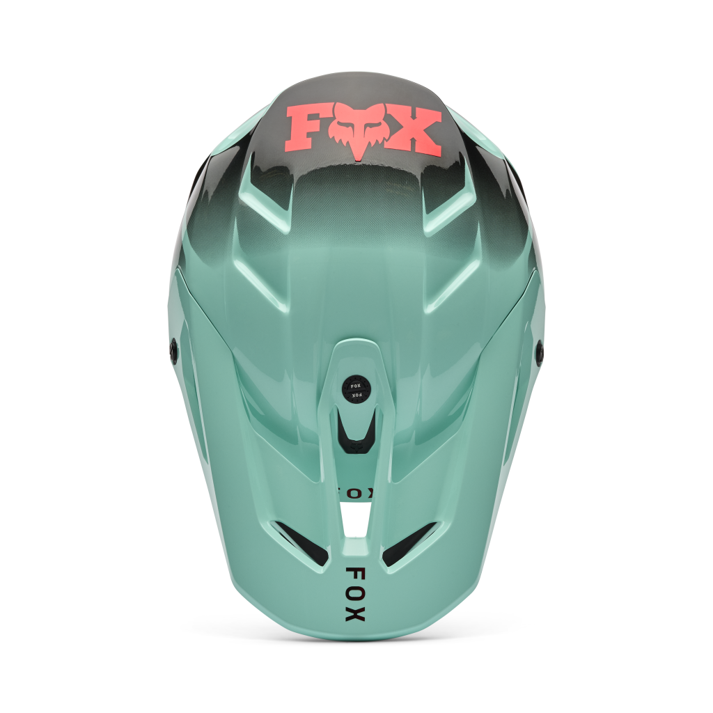 Fox Racing V3 Drip Motocross Helm in BLAU