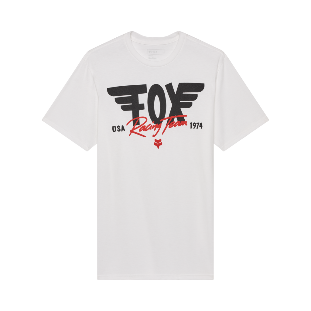 Fox Racing Winged SS Prem Tee in WEISS