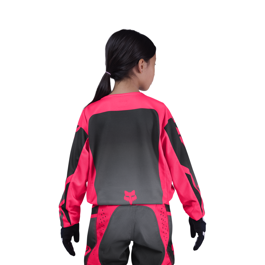 Fox Racing Yth Girls 180 Shield Motocrosstrikot in SCHWARZ