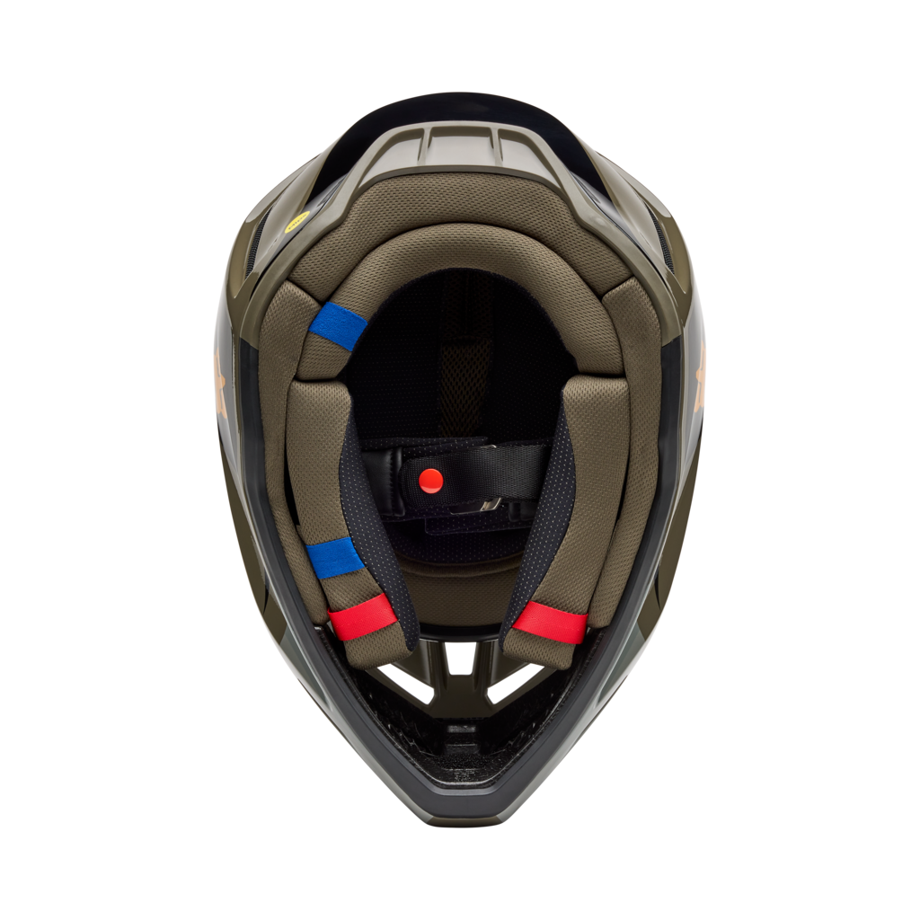 Fox Racing V3 Fade Motocross Helm in BRAUN