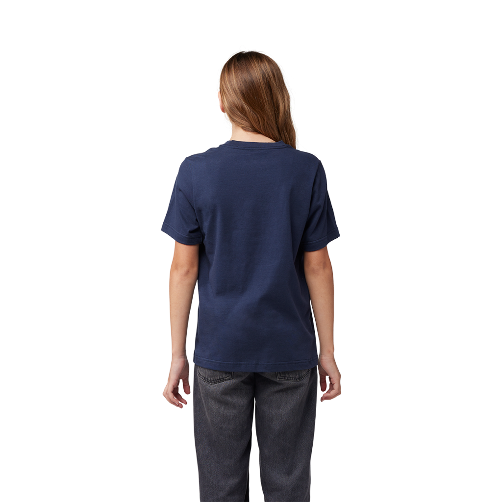 Fox Racing Yth Fox Legacy SS Tee in BLAU