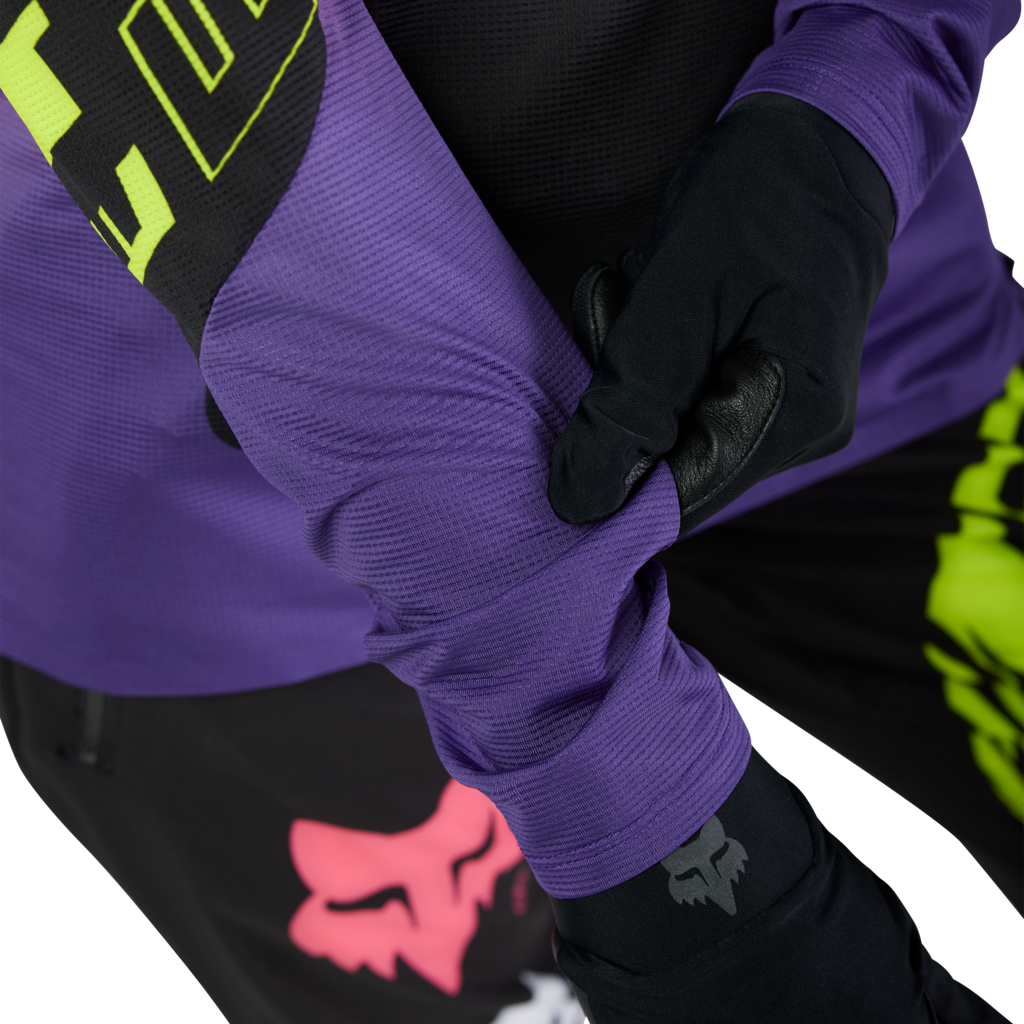 Fox Racing W Flexair LS Elevated Trikot langarm in SCHWARZ