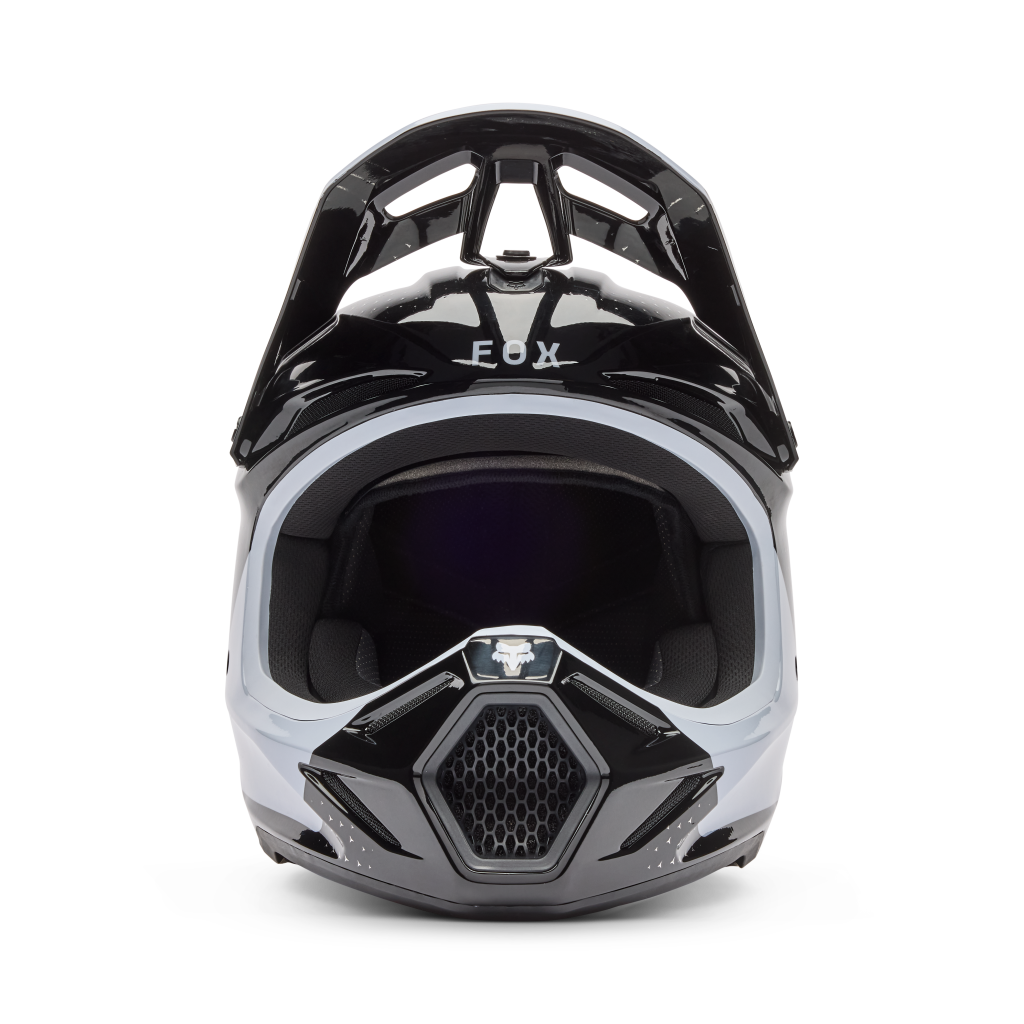 Fox Racing V3 Tine Motocross Helm in SCHWARZ