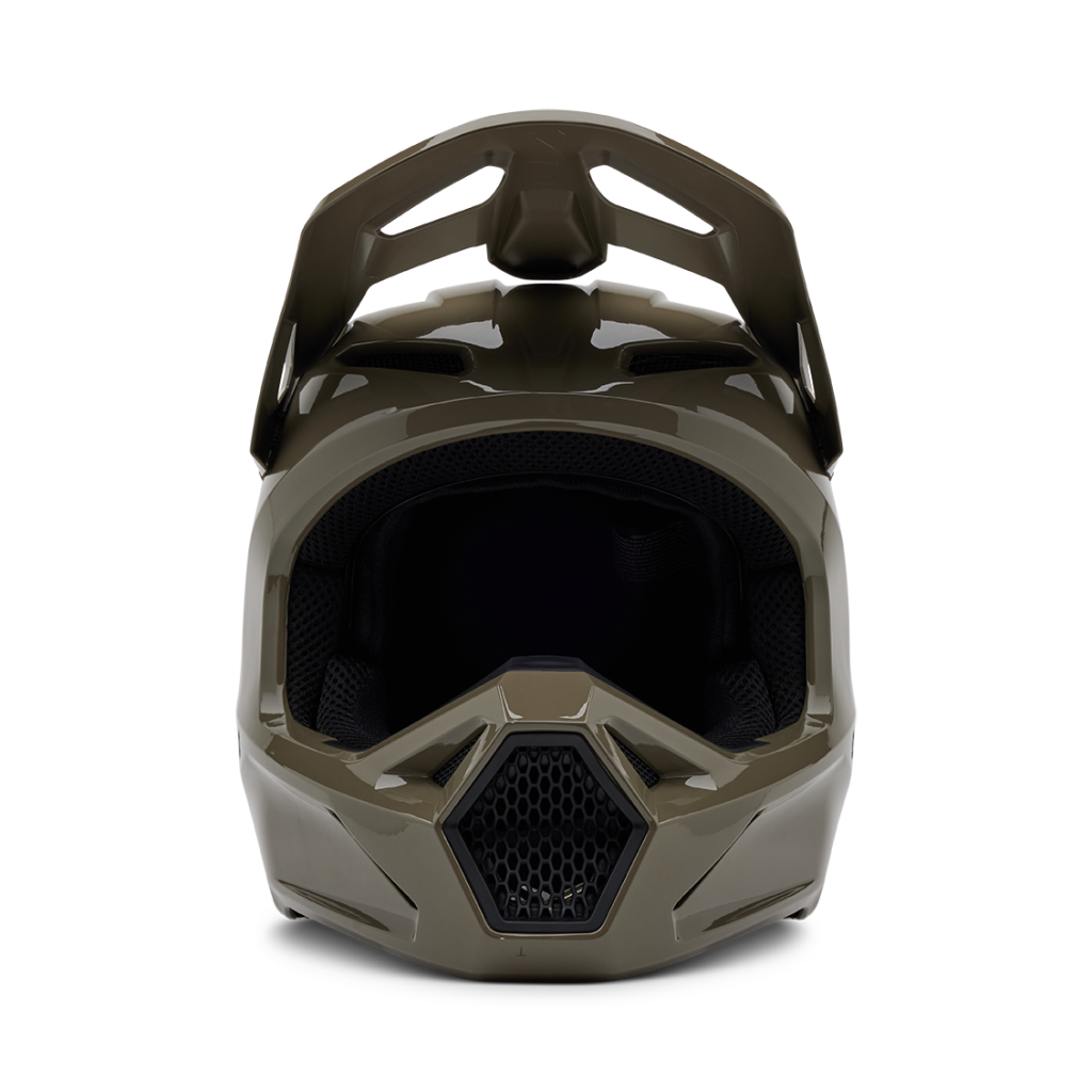 Fox Racing V1 Solid Motocross Helm in GRAU