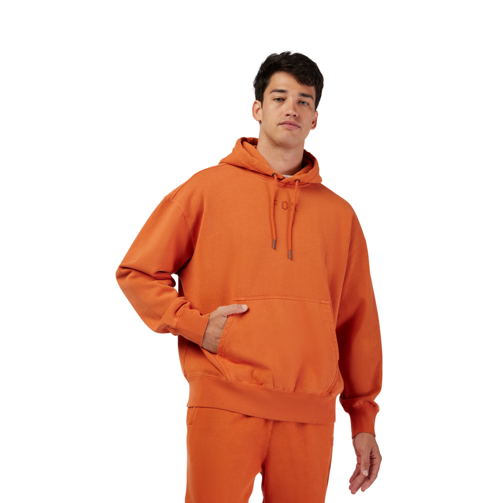 Fox Racing Wordmark Oversized Fleece in BRAUN