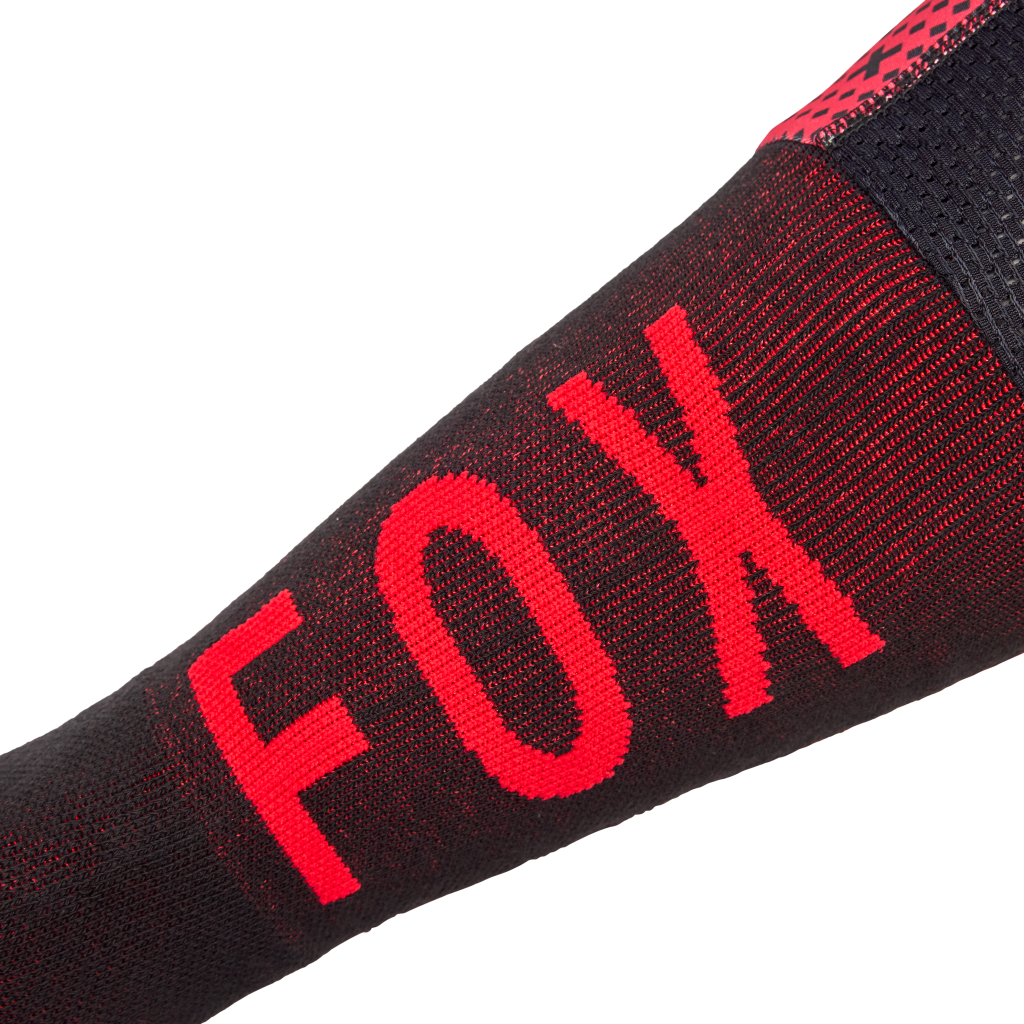 Fox Racing Flexair Fracture Knee Brace Motocross Socken in ROT