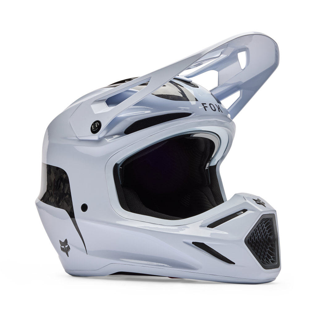 Fox Racing V3 RS Fracture Motocross Helm in WEISS