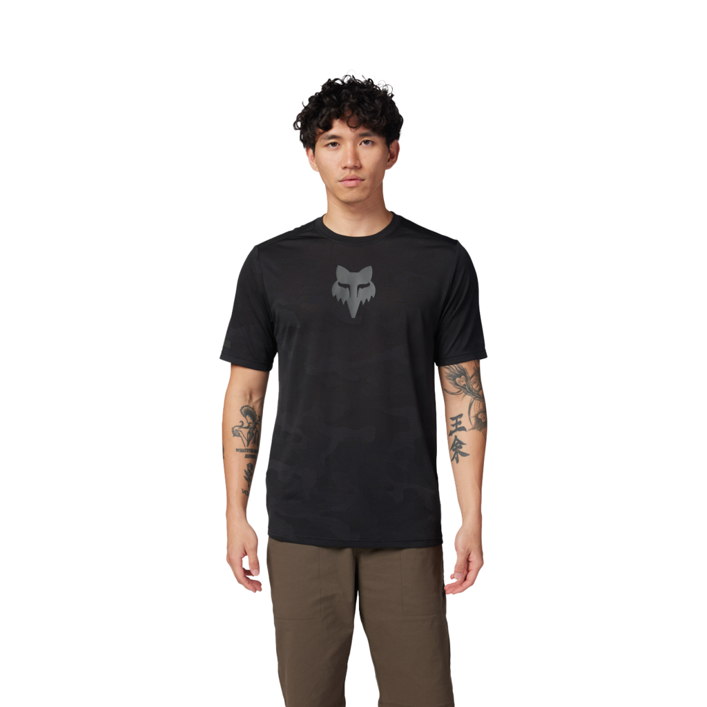 Fox Racing Ranger Tru Dri SS Trikot kurzarm in SCHWARZ