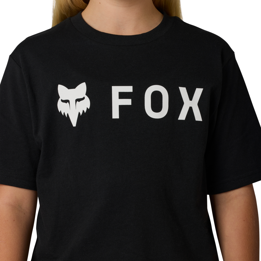 Fox Racing Yth Absolute Ss Tee in SCHWARZ