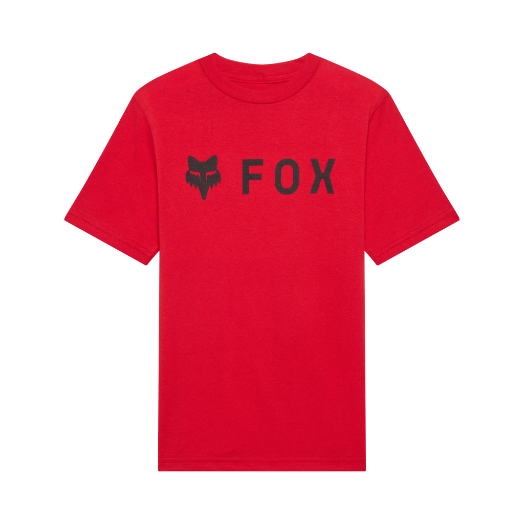 Fox Racing Yth Absolute Ss Tee in ROT