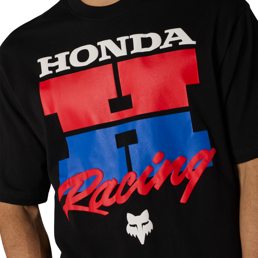Fox Racing Honda Midweight Ss Tee in SCHWARZ