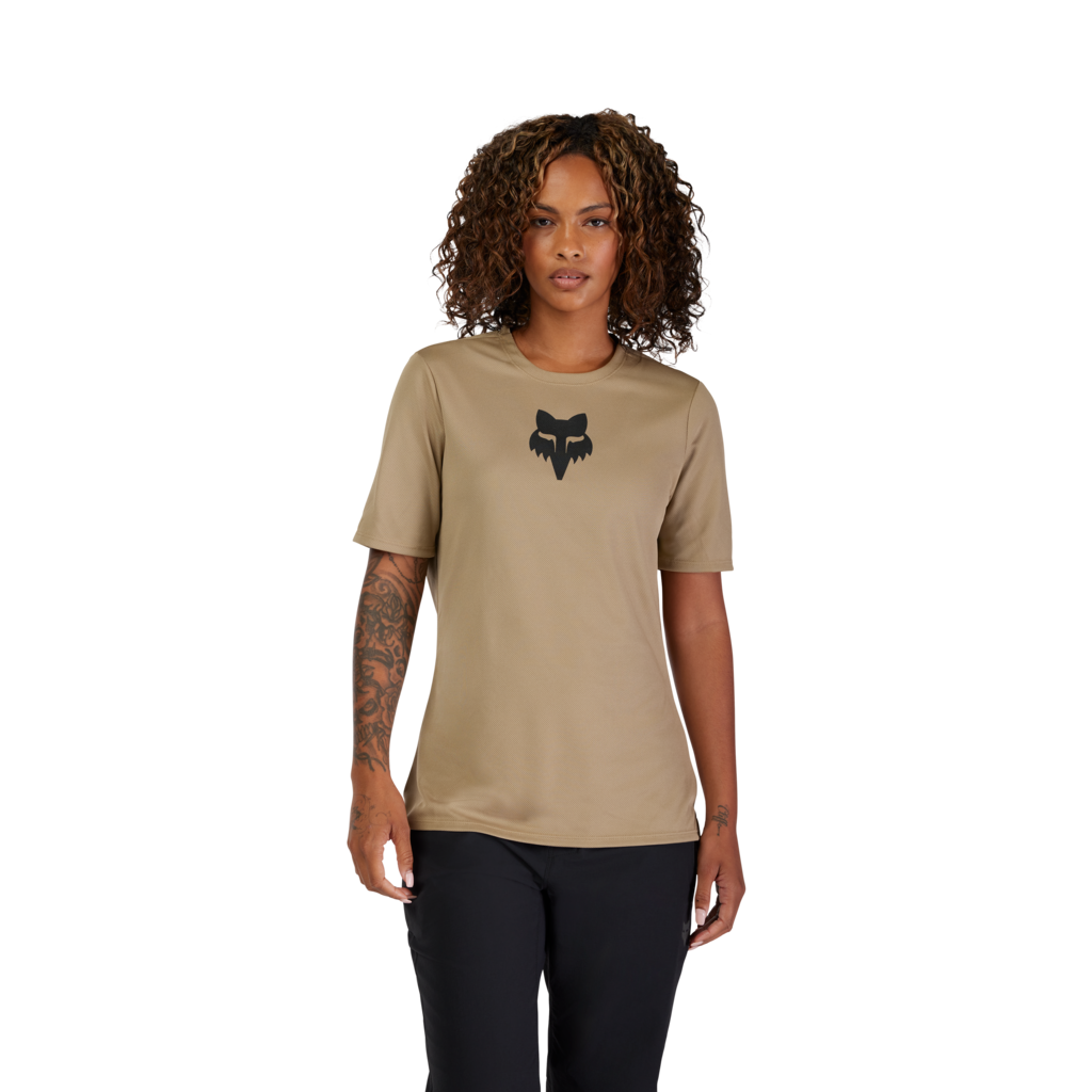 Fox Racing W Ranger SS Fox Head Trikot kurzarm in BEIGE