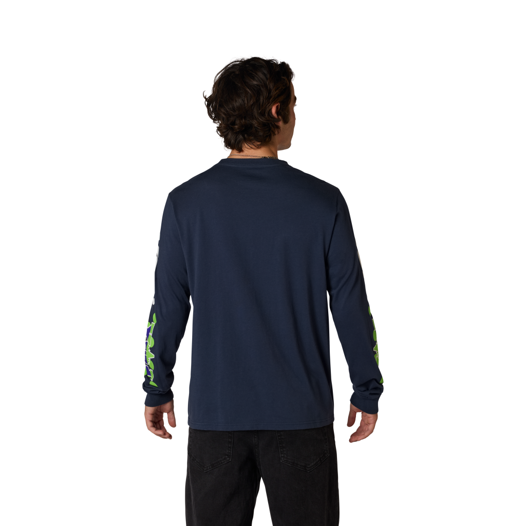 Fox Racing Hc94 195 Original Ls Tee in BLAU