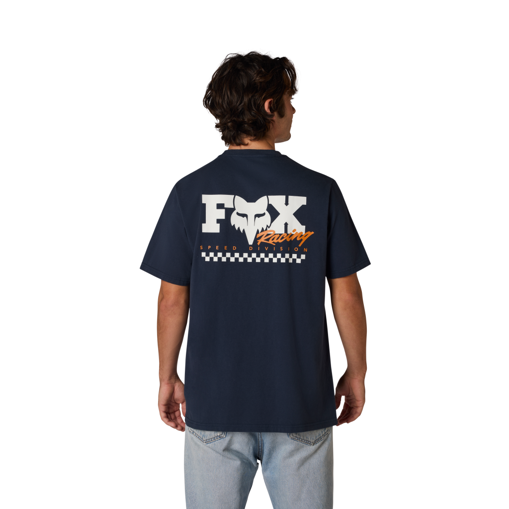 Fox Racing Checker 195 Original Ss Tee in BLAU