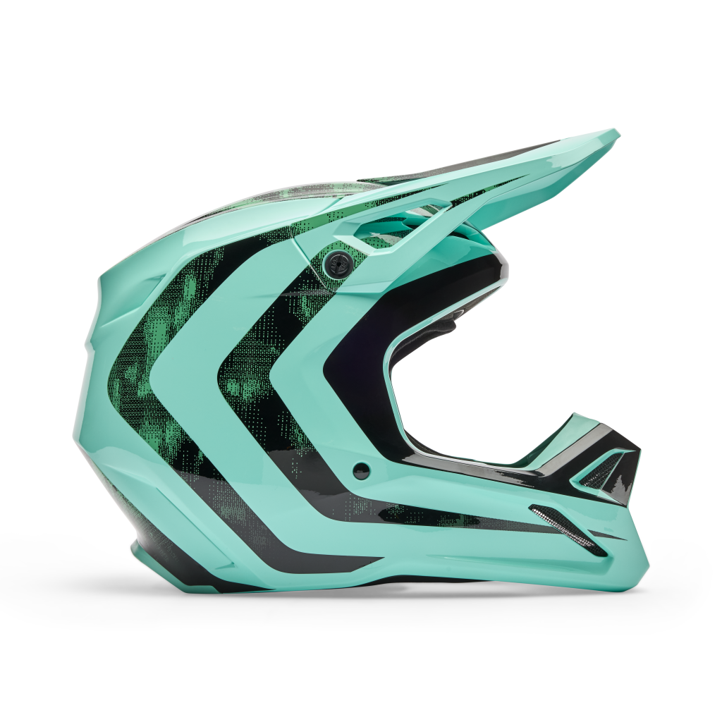 Fox Racing V1 Kairos Motocross Helm in BLAU