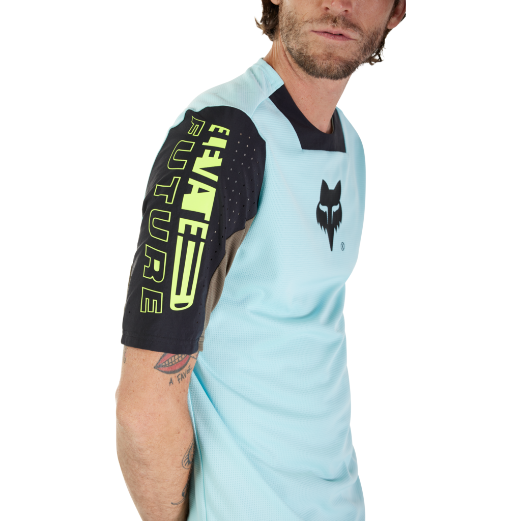 Fox Racing Defend SS Jersey Elevated in BLAU