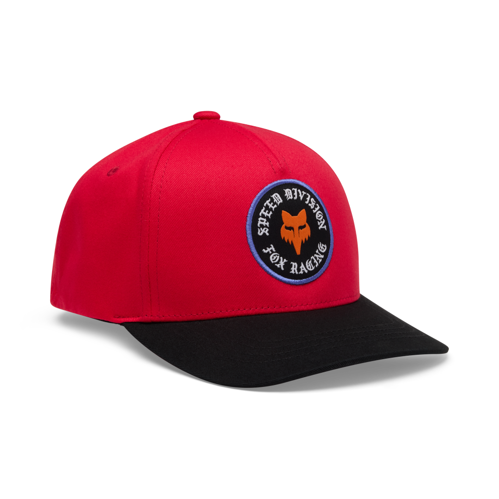 Fox Racing Yth Badge Snapback Hat in ROT