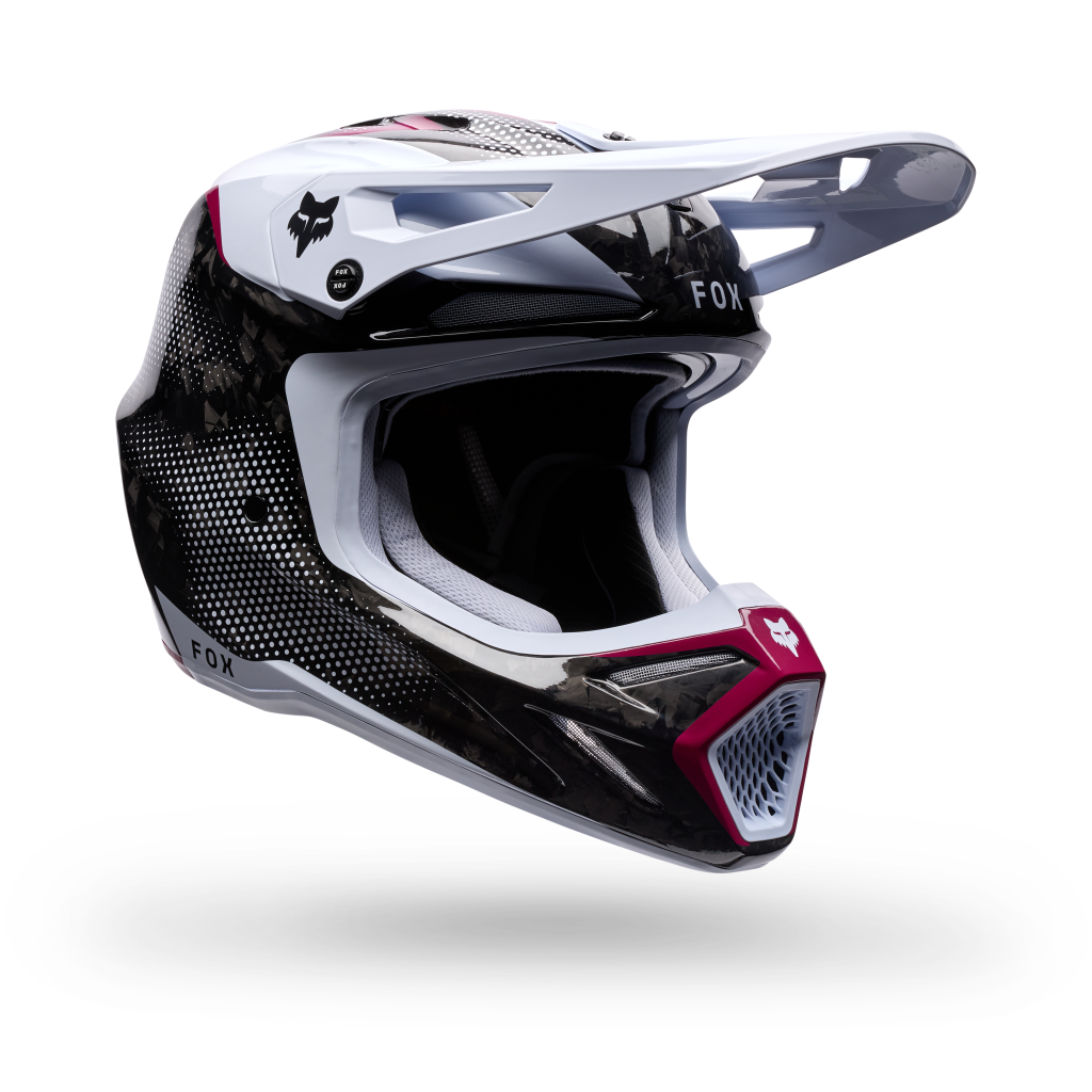 Fox Racing V3 Rs Tactile Helmet in WEISS