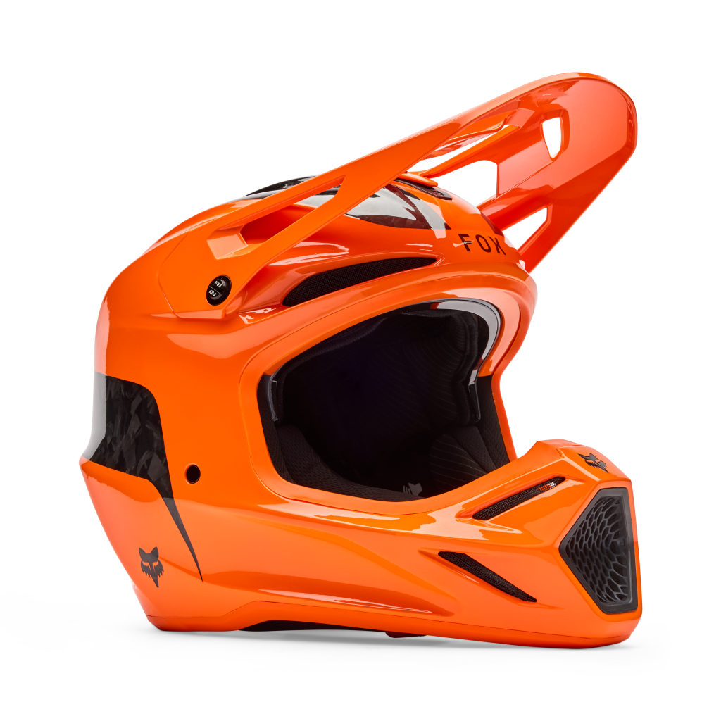 Fox Racing V3 RS Fracture Motocross Helm in ORANGE