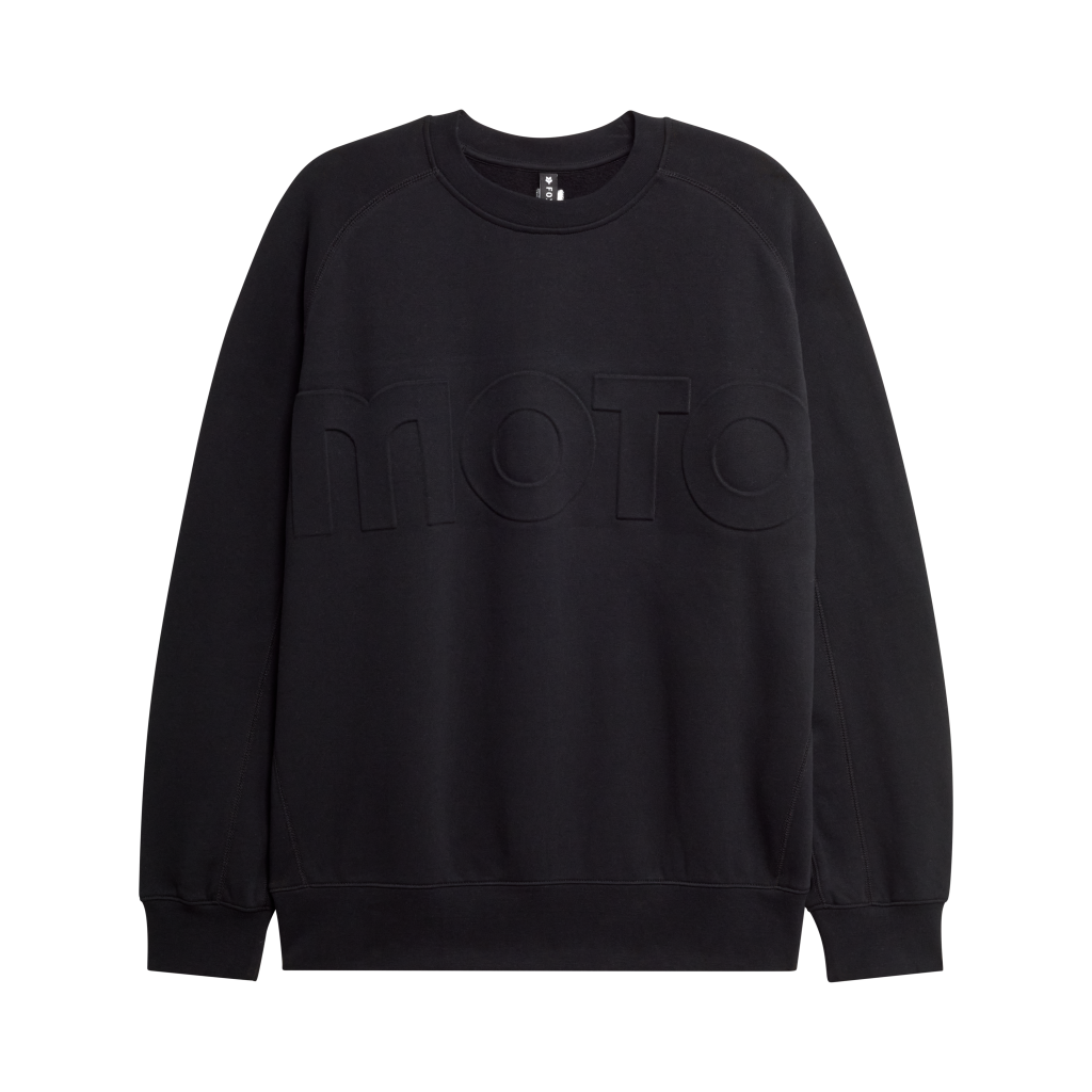 Fox Racing Moto-X Oversized Fleece Crew in SCHWARZ