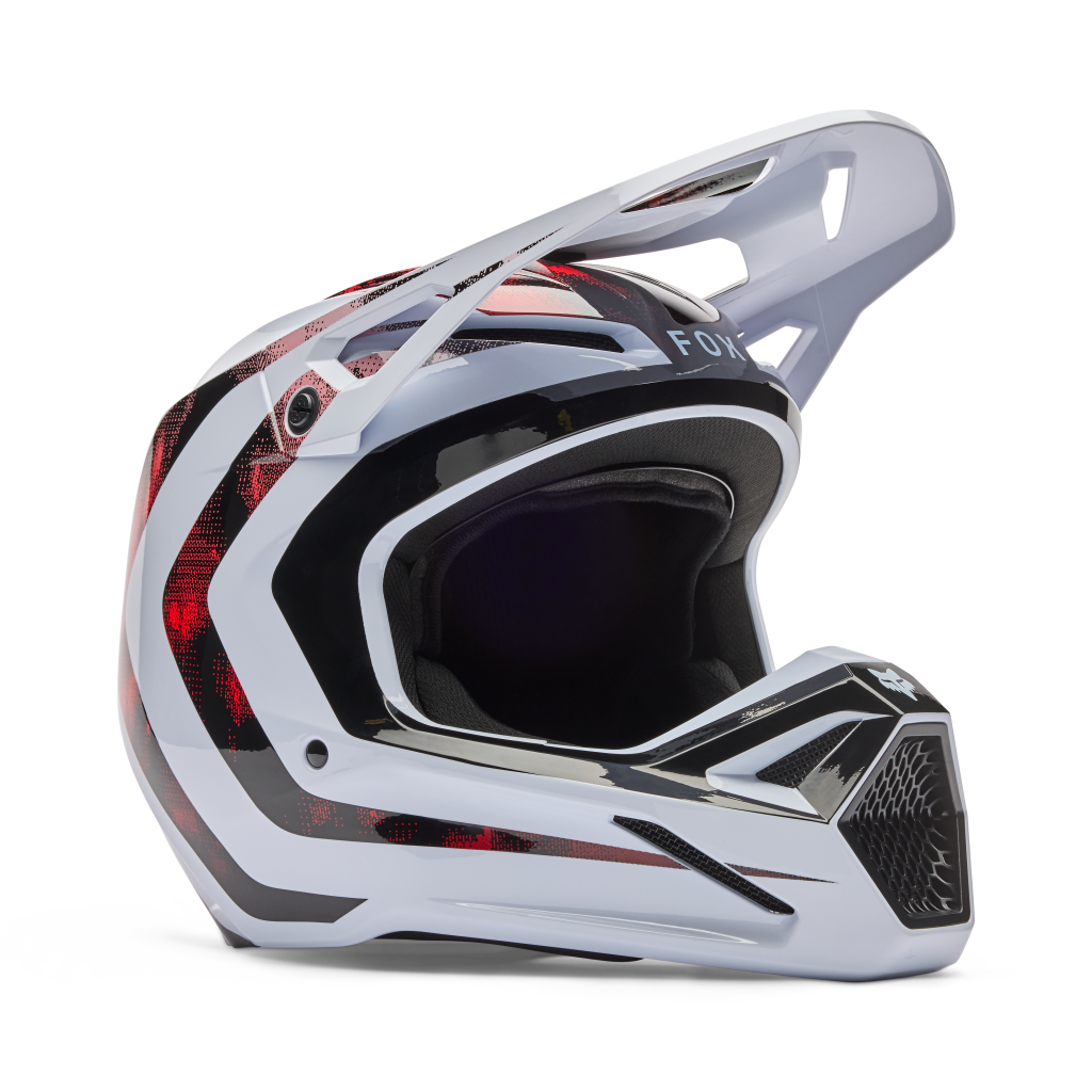Fox Racing V1 Kairos Motocross Helm in WEISS