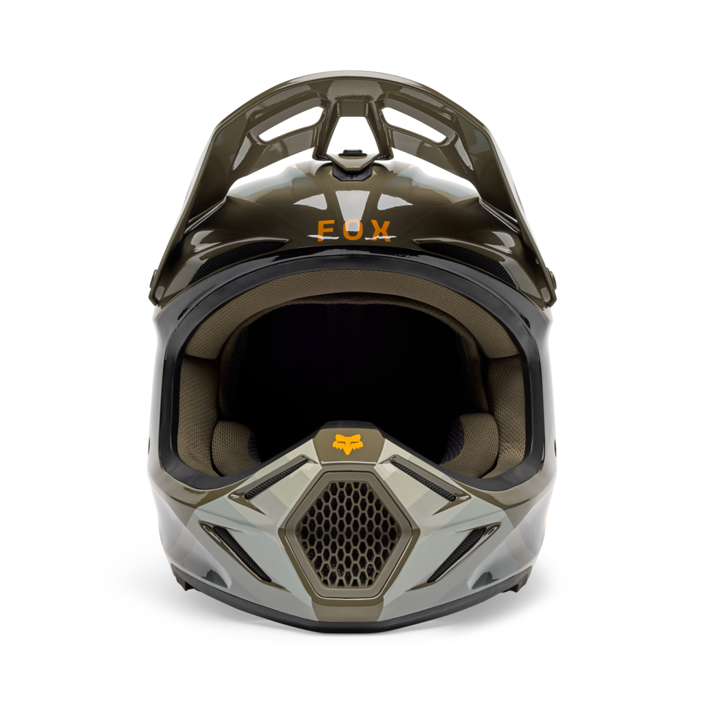 Fox Racing V3 Fade Motocross Helm in BRAUN