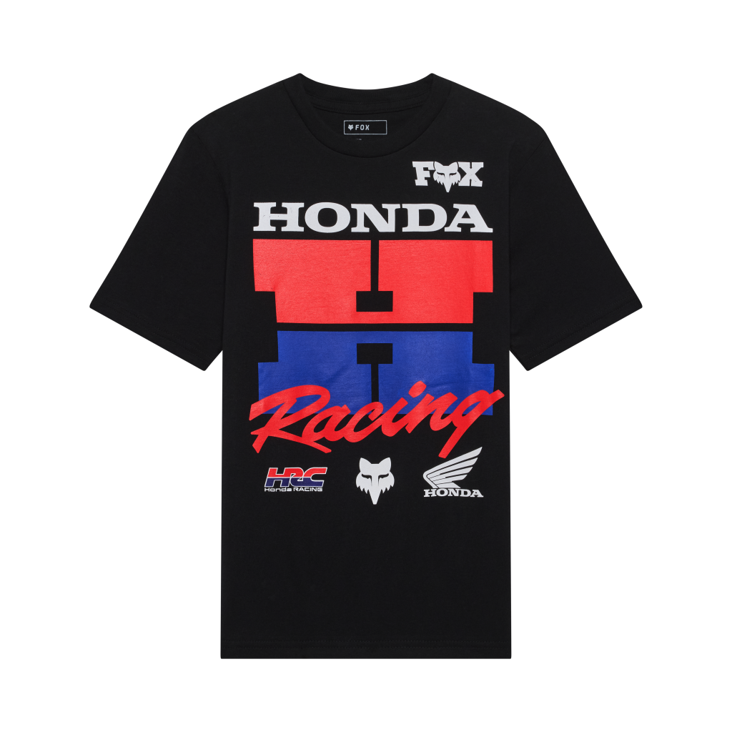 Fox Racing Yth Honda Ss Tee in SCHWARZ
