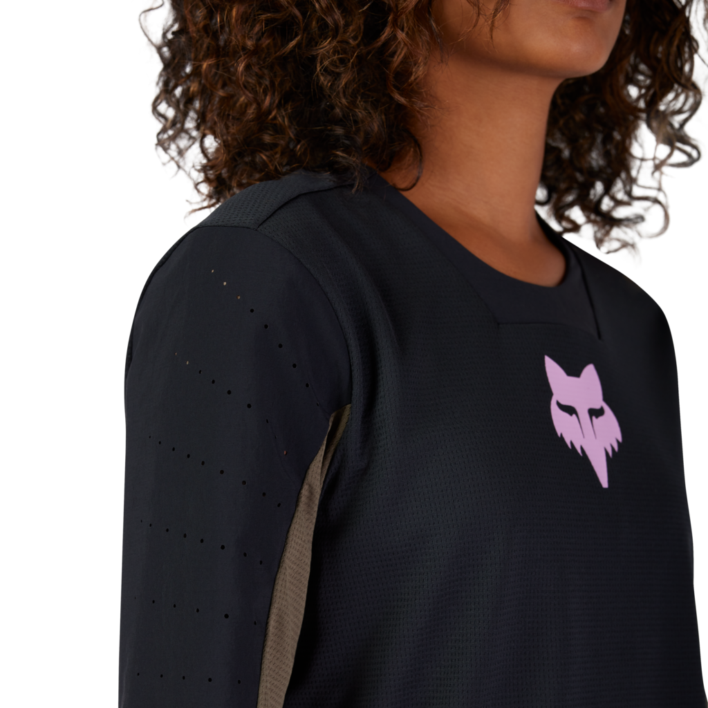 Fox Racing W Defend LS Park Trikot langarm in SCHWARZ