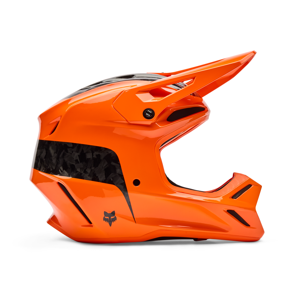 Fox Racing V3 RS Fracture Motocross Helm in ORANGE