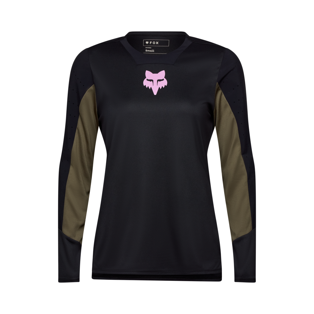 Fox Racing W Defend LS Park Trikot langarm in SCHWARZ