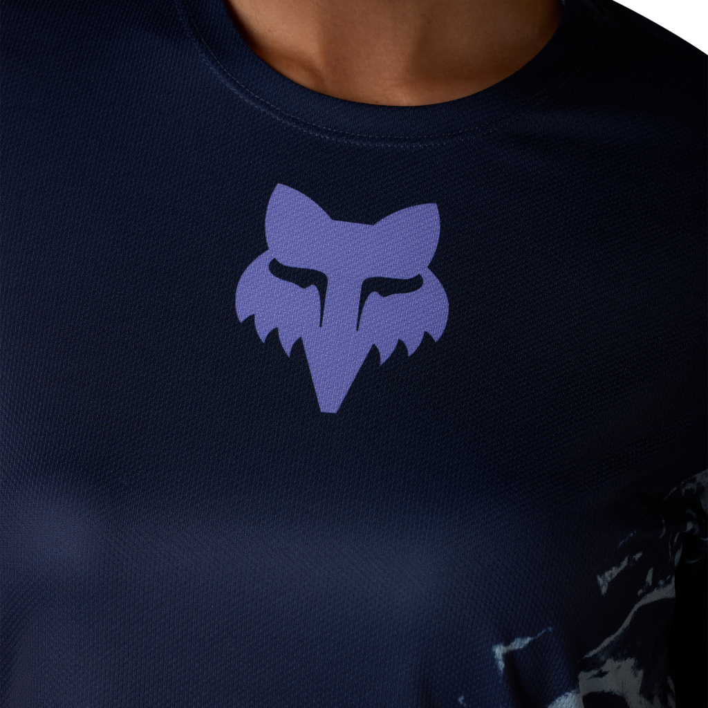 Fox Racing W Ranger SS  Image Print Trikot kurzarm in BLAU