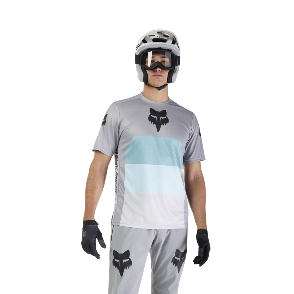Fox Racing Ranger SS Grid Trikot kurzarm in GRAU