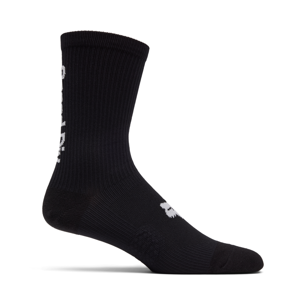 Fox Racing 8" Ranger Sock Worldwide in SCHWARZ
