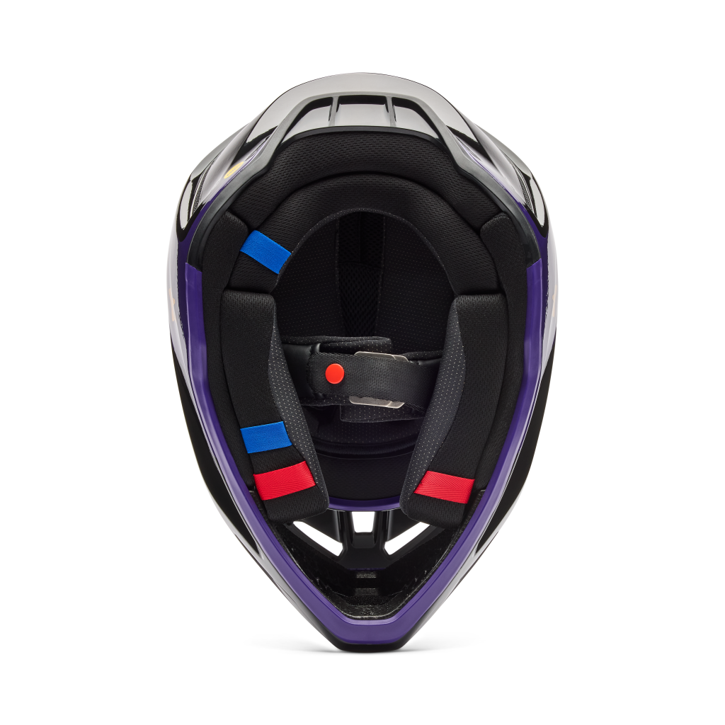Fox Racing V3 Drip Motocross Helm in SCHWARZ