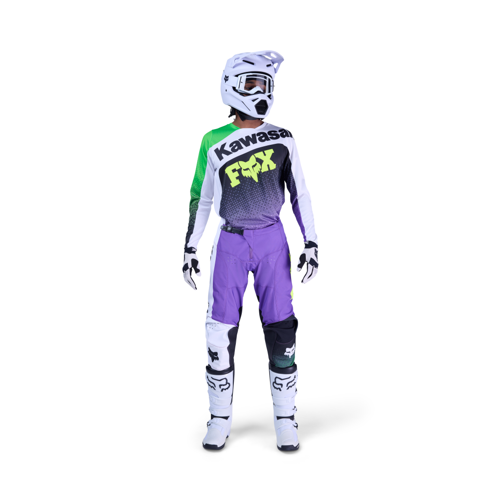 Fox Racing 180 Kawasaki Motocrosstrikot in VIOLETT