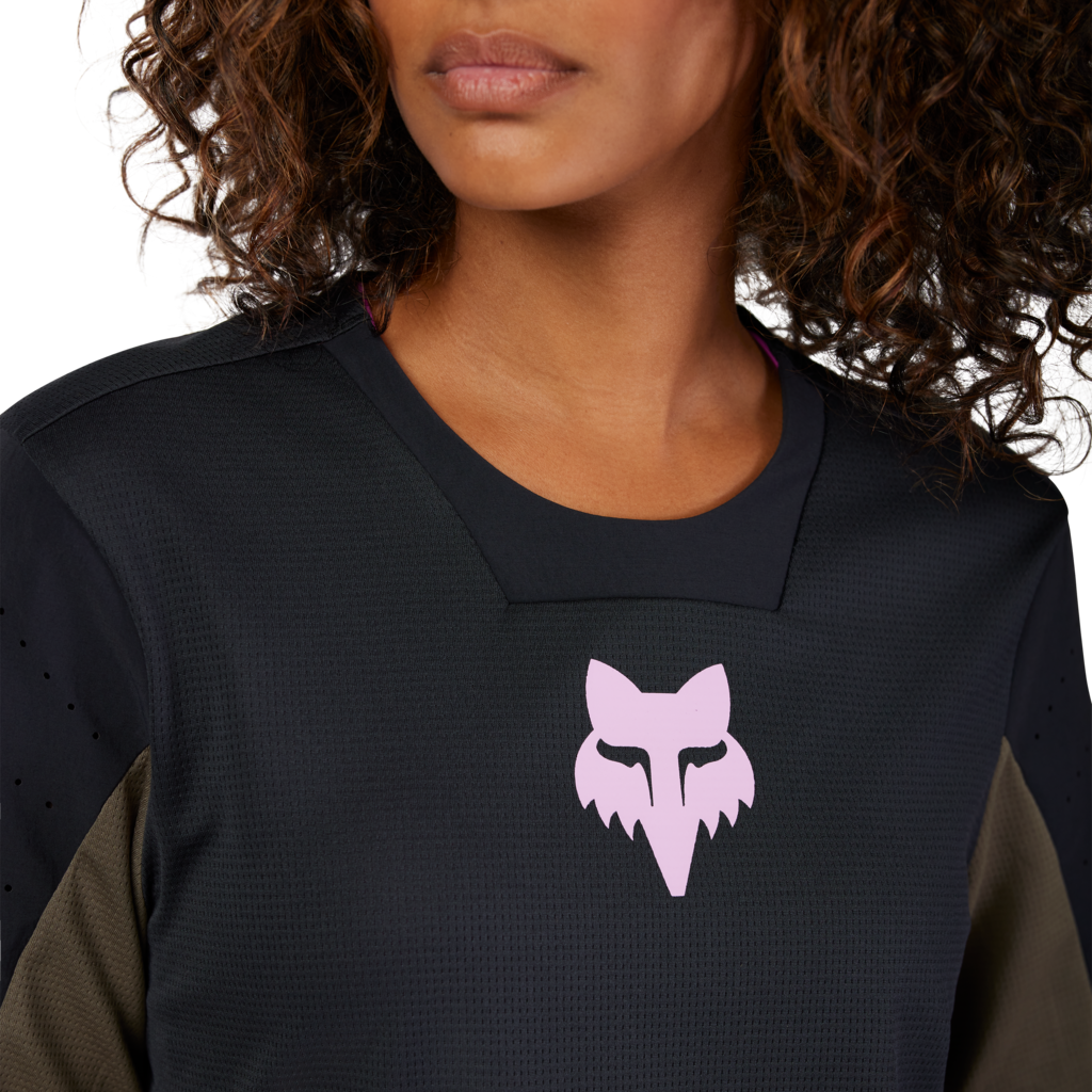 Fox Racing W Defend LS Park Trikot langarm in SCHWARZ